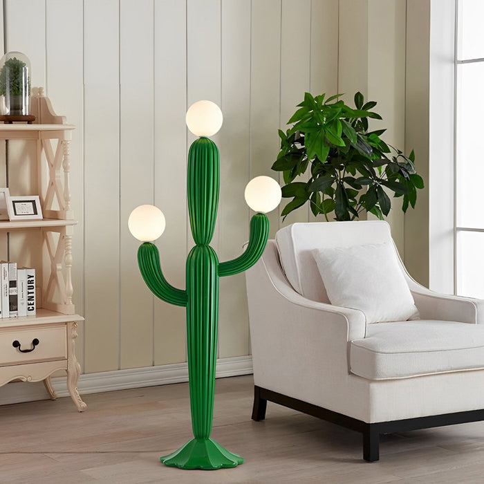 Modern Cactus Dimmable LED Floor Lamp, Ambiance Lighting, Living Room/Bedroom Decor