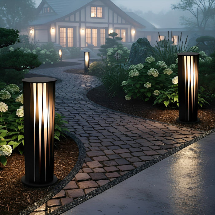 Solar Pathway Light, LED Garden Lighting, Waterproof Outdoor Lamp, Dusk to Dawn Sensor for Patio/Yard