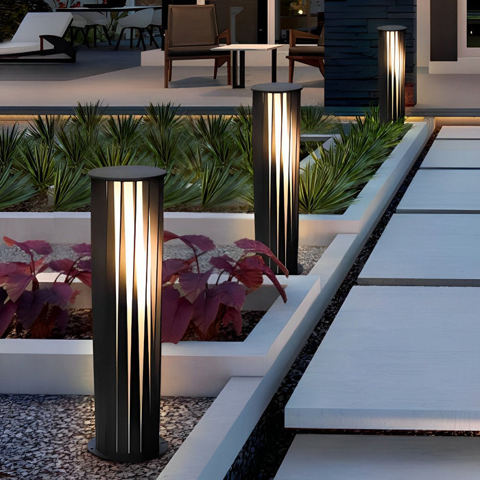 Solar Pathway Light, LED Garden Lighting, Waterproof Outdoor Lamp, Dusk to Dawn Sensor for Patio/Yard