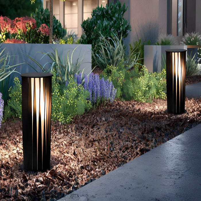 Solar Pathway Light, LED Garden Lighting, Waterproof Outdoor Lamp, Dusk to Dawn Sensor for Patio/Yard