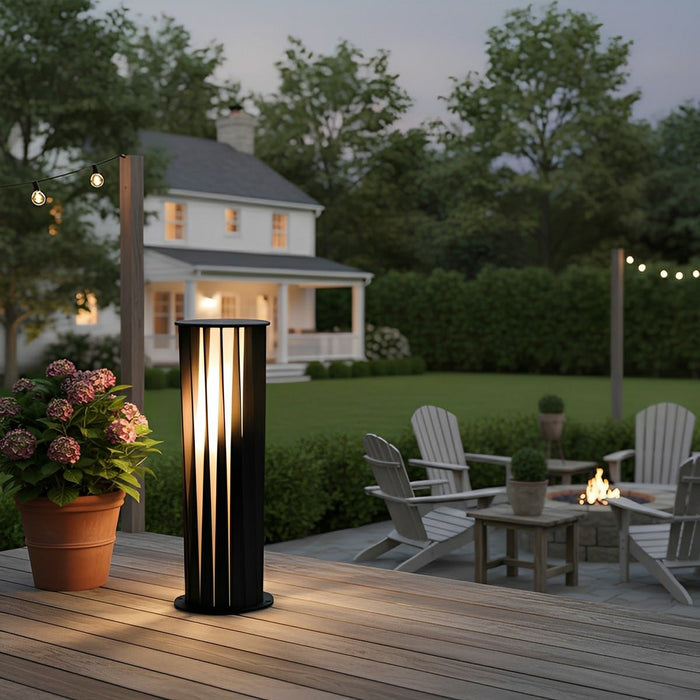 Solar Pathway Light, LED Garden Lighting, Waterproof Outdoor Lamp, Dusk to Dawn Sensor for Patio/Yard