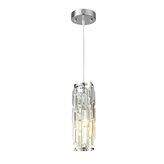 Industrial Cage Pendant Light, Adjustable Height, Dimmable for Kitchen Island/Dining Room