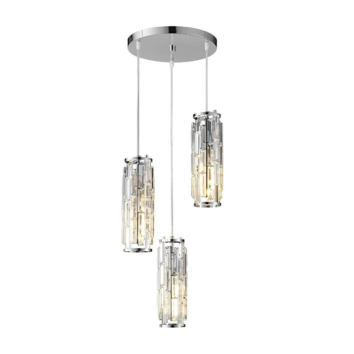 Industrial Cage Pendant Light, Adjustable Height, Dimmable for Kitchen Island/Dining Room