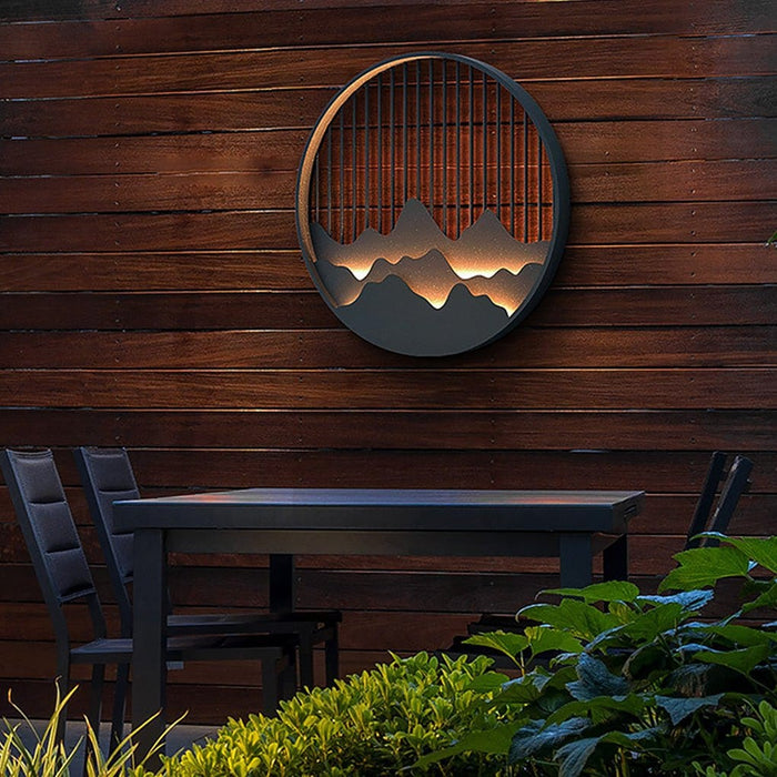 Creative Outdoor Waterproof LED Balcony Garden Light Landscape Wall Sconces