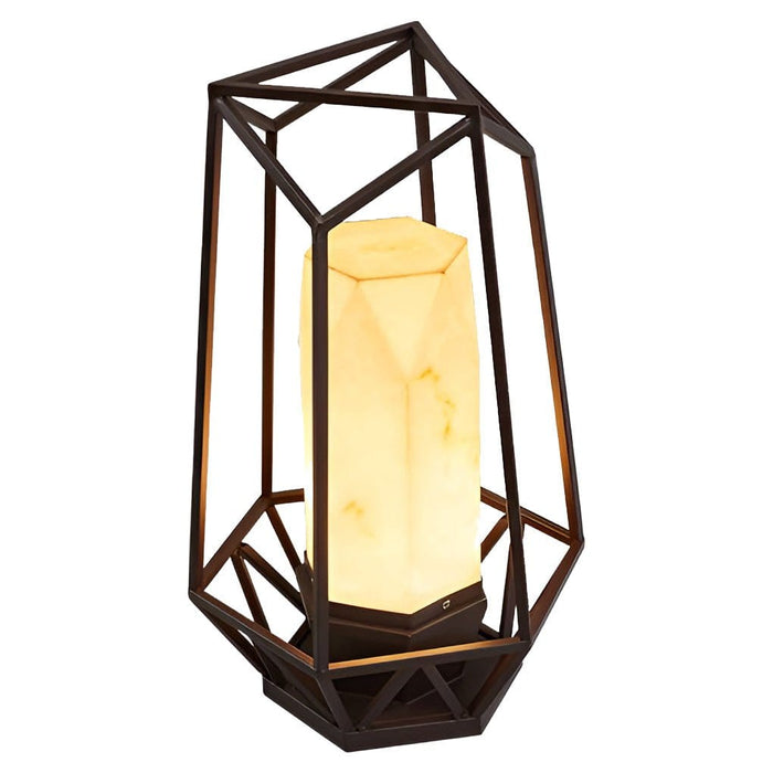 Creative Polygonal Outdoor Post Lights LED Pillar Light Deck Post Lights Lantern