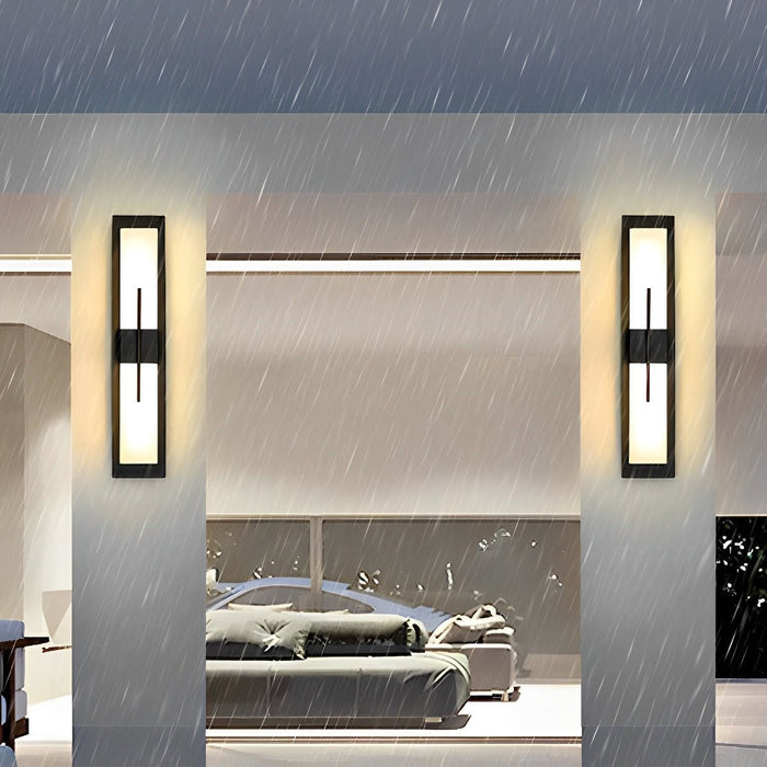 Up and Down LED Wall Sconce, Waterproof Modern Exterior Light for Porch/Patio/Yard
