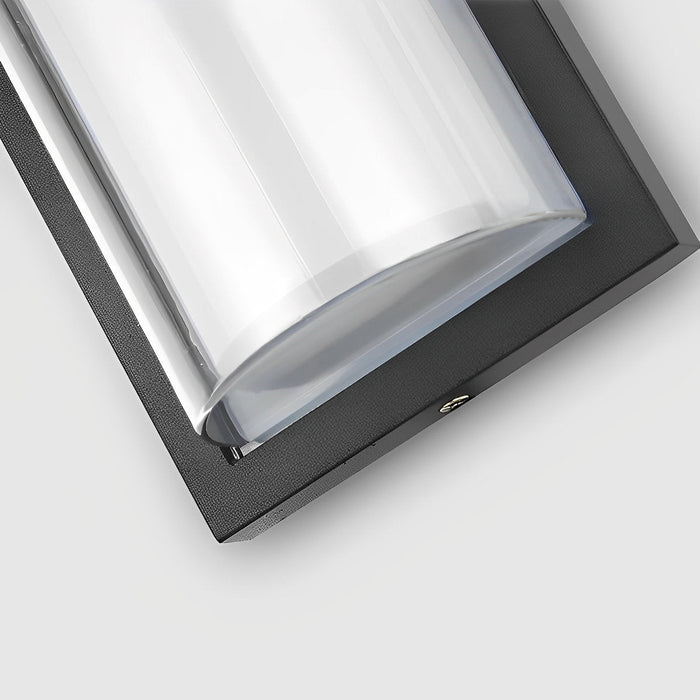 Hardwired LED Outdoor Wall Sconce, Waterproof Aluminum Exterior Light for Porch/Patio/Entryway