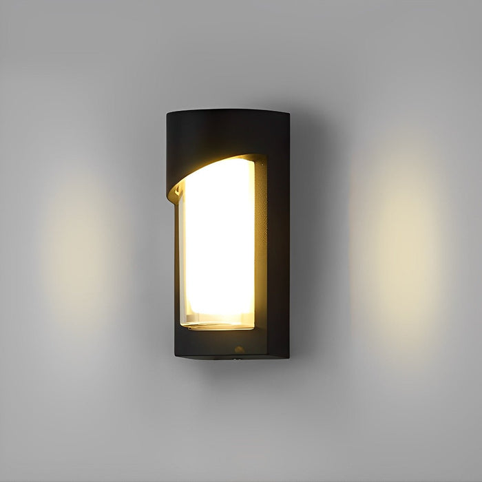 Hardwired LED Outdoor Wall Sconce, Waterproof Aluminum Exterior Light for Porch/Patio/Entryway