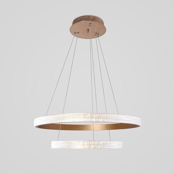 Circle Modern Dining Room Chandeliers Aluminum Acrylic Kitchen Ceiling Light