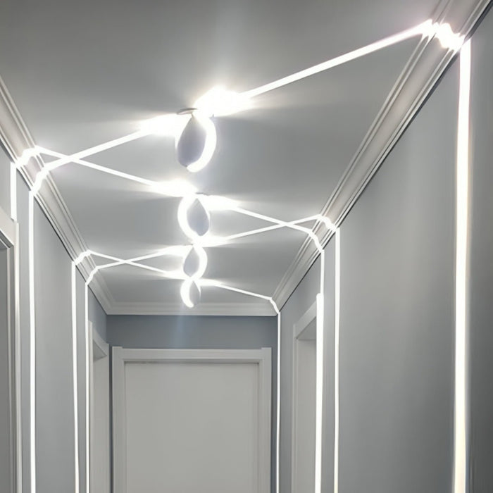 Cyberpunk LED Wall Light, Beam Spot, Laser Line, Modern Minimalist for Hallway/Bedroom/Living Room