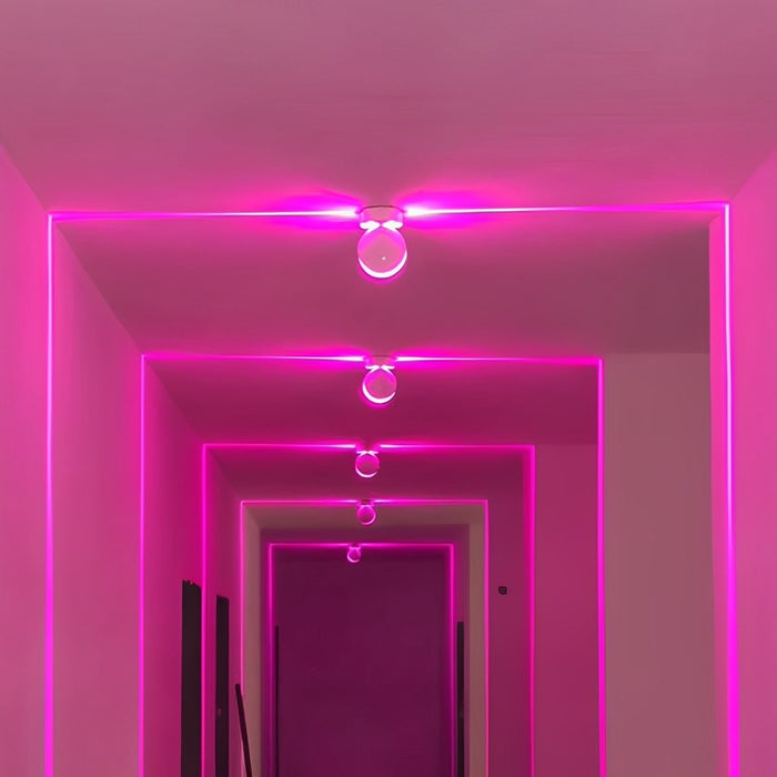 Cyberpunk LED Wall Light, Beam Spot, Laser Line, Modern Minimalist for Hallway/Bedroom/Living Room