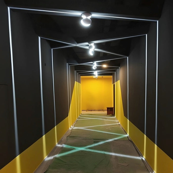 Cyberpunk LED Wall Light, Beam Spot, Laser Line, Modern Minimalist for Hallway/Bedroom/Living Room