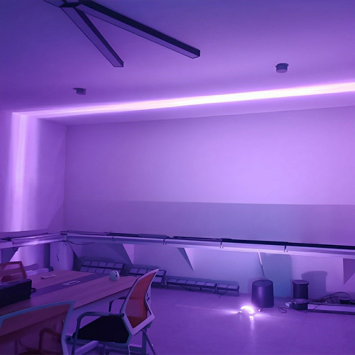 RGB Linear LED Wall Light, Modern Industrial Beam Sconce, Hardwired Accent Lighting for Home/Office/Gallery