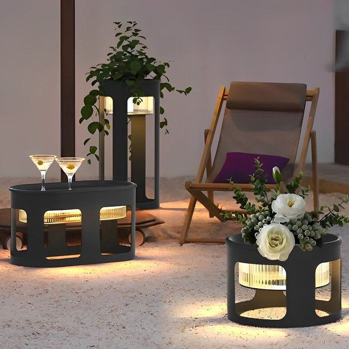 Solar-Powered Round LED Wall Light, Dusk-to-Dawn Illumination for Patio/Porch/Yard