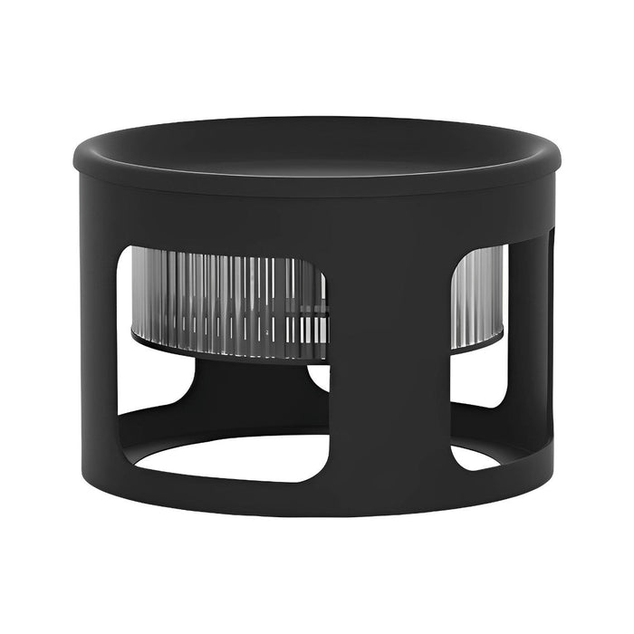 Solar-Powered Round LED Wall Light, Dusk-to-Dawn Illumination for Patio/Porch/Yard
