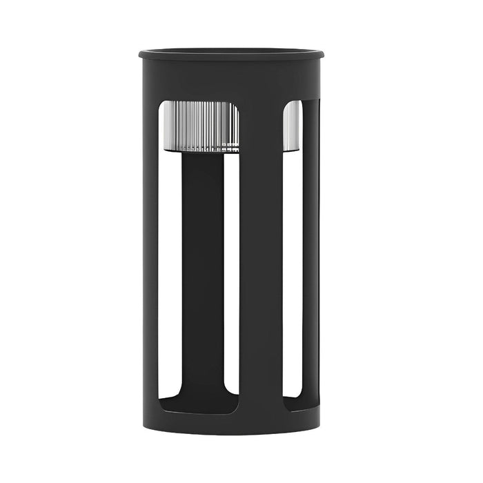 Solar-Powered Round LED Wall Light, Dusk-to-Dawn Illumination for Patio/Porch/Yard