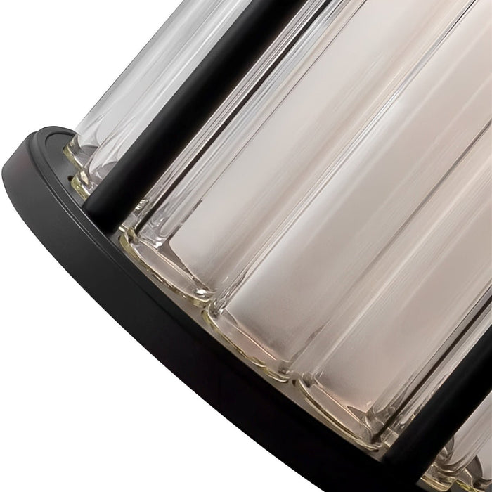 Modern Cylinder Outdoor Hanging Light, Waterproof IP65, Hardwired LED for Patio/Yard/Garden