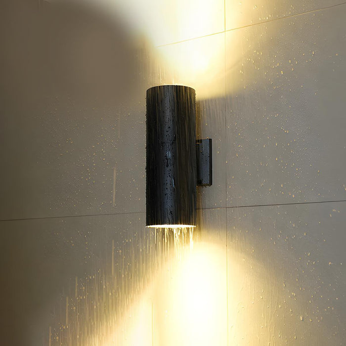 Weatherproof Up Down LED Wall Sconce, Modern Exterior Lighting for Patio/Porch/Yard, Security, Curb Appeal