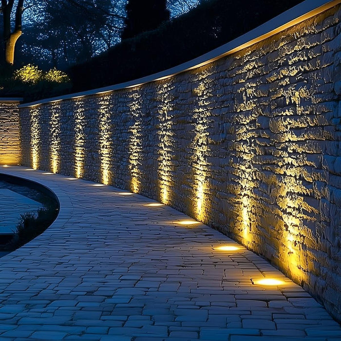 Outdoor Waterproof Recessed Light - In-Ground Deck LED Spot Light / Wall Washer