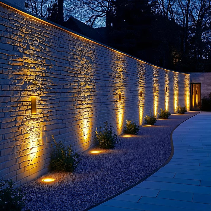 Outdoor Waterproof Recessed Light - In-Ground Deck LED Spot Light / Wall Washer