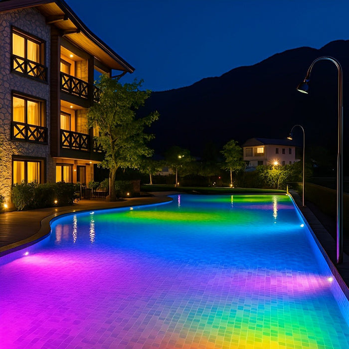 Recessed Ground LED Spot Light - Outdoor Underwater Dimmable Landscape Lighting