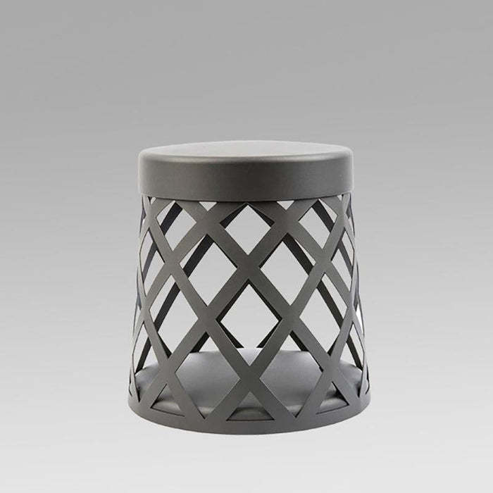 Stool Waterproof LED Aluminum Black Modern Outdoor Light Lanterns Lawn Lamp