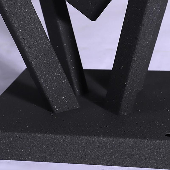 Geometric Aluminum Waterproof LED Black Modern Outdoor Light Pillar Lamp