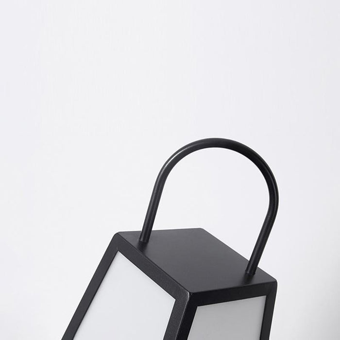 Portable Waterproof LED Black Retro Outdoor Light Lanterns Garden Lights