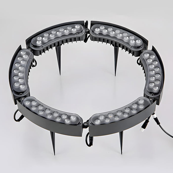 Low Voltage LED Arc Spot Light, Waterproof Landscape Uplighting for Trees/Gardens/Patios, Architectural Accent Lighting
