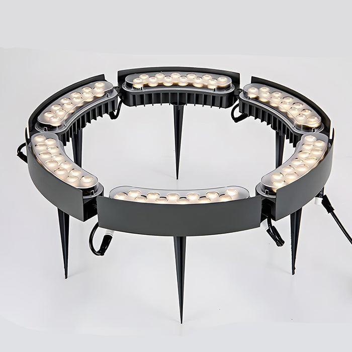 Low Voltage LED Arc Spot Light, Waterproof Landscape Uplighting for Trees/Gardens/Patios, Architectural Accent Lighting