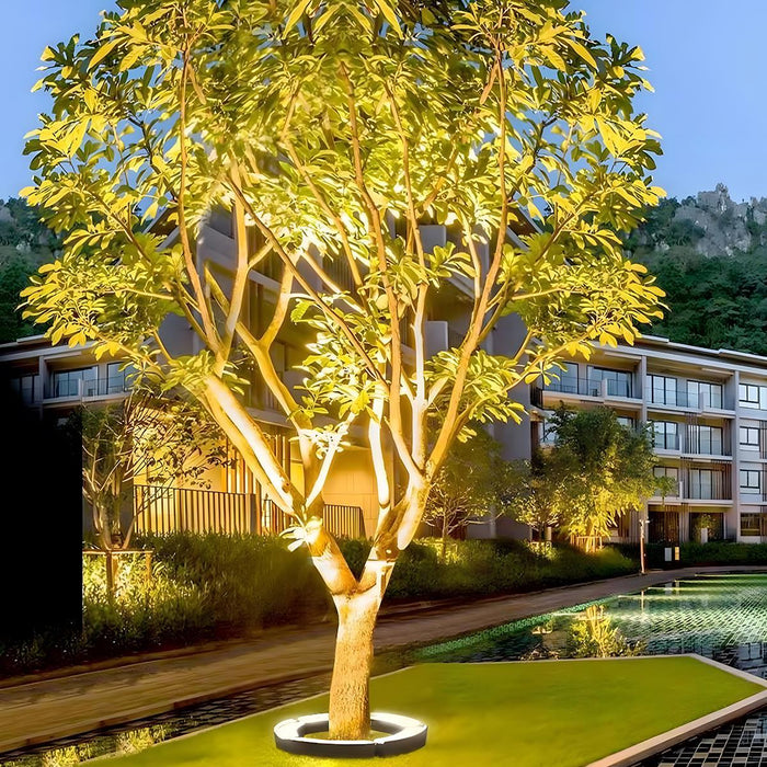 Low Voltage LED Arc Spot Light, Waterproof Landscape Uplighting for Trees/Gardens/Patios, Architectural Accent Lighting