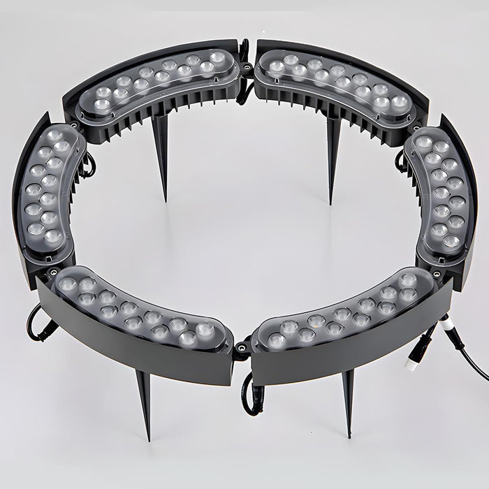 Low Voltage LED Arc Spot Light, Waterproof Landscape Uplighting for Trees/Gardens/Patios, Architectural Accent Lighting