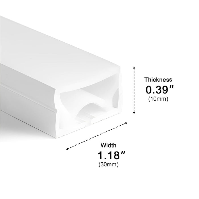 Waterproof Recessed LED Linear Light, Flexible Cuttable Design, Plug-in 110V, Indoor/Outdoor Lighting