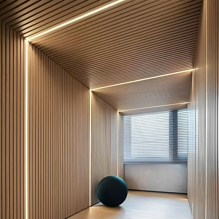 Waterproof Recessed LED Linear Light, Flexible Cuttable Design, Plug-in 110V, Indoor/Outdoor Lighting