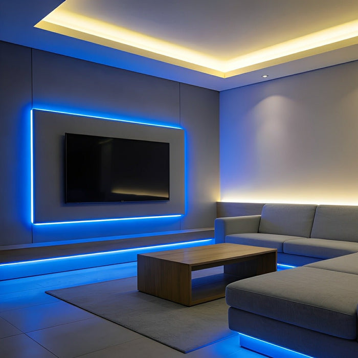Waterproof Recessed LED Linear Light, Flexible Cuttable Design, Plug-in 110V, Indoor/Outdoor Lighting