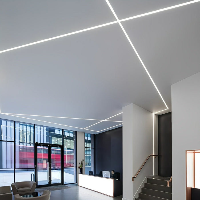 Waterproof Recessed LED Linear Light, Flexible Cuttable Design, Plug-in 110V, Indoor/Outdoor Lighting