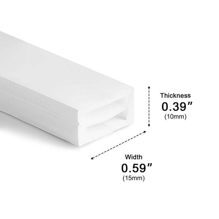 Waterproof Recessed LED Linear Light, Flexible Cuttable Design, Plug-in 110V, Indoor/Outdoor Lighting