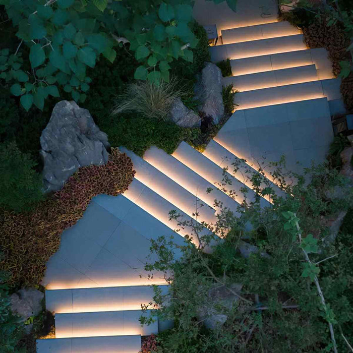 Recessed LED Strip, Flexible Silicone 24V Linear Light, Waterproof Outdoor/Indoor Accent Lighting