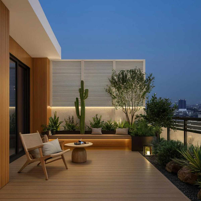 Flexible Recessed LED Strip Light, IP68 Waterproof, Outdoor Indoor Linear Accent for Stair/Garden/Patio, DC24V
