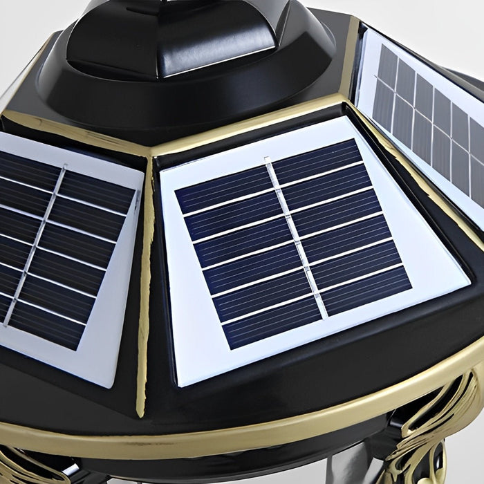 Dual-Use Solar Fence Post Light - Deck, Patio, and Garden Accent Lighting