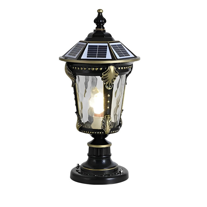 Dual-Use Solar Fence Post Light - Deck, Patio, and Garden Accent Lighting