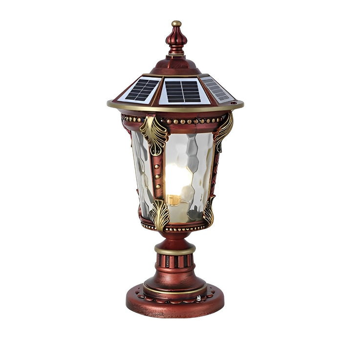 Dual-Use Solar Fence Post Light - Deck, Patio, and Garden Accent Lighting
