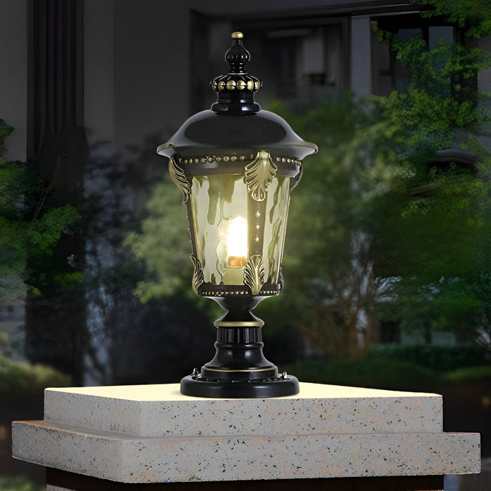 Dual-Use Solar Fence Post Light - Deck, Patio, and Garden Accent Lighting