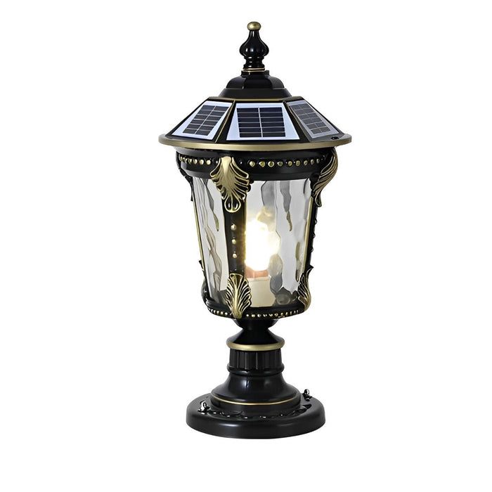 Dual-Use Solar Fence Post Light - Deck, Patio, and Garden Accent Lighting