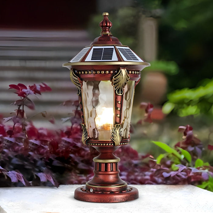 Dual-Use Solar Fence Post Light - Deck, Patio, and Garden Accent Lighting
