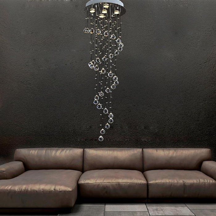 Modern Spherical Crystal Contemporary Chandeliers