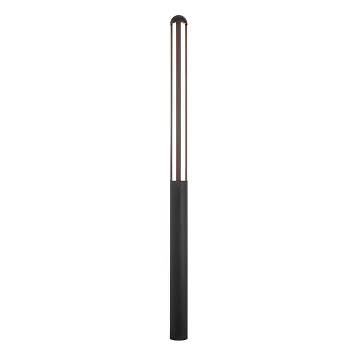 Modern Minimalist Outdoor Post Light, LED Pathway Lighting, IP65 Waterproof, Aluminum Black for Garden/Driveway/Landscape