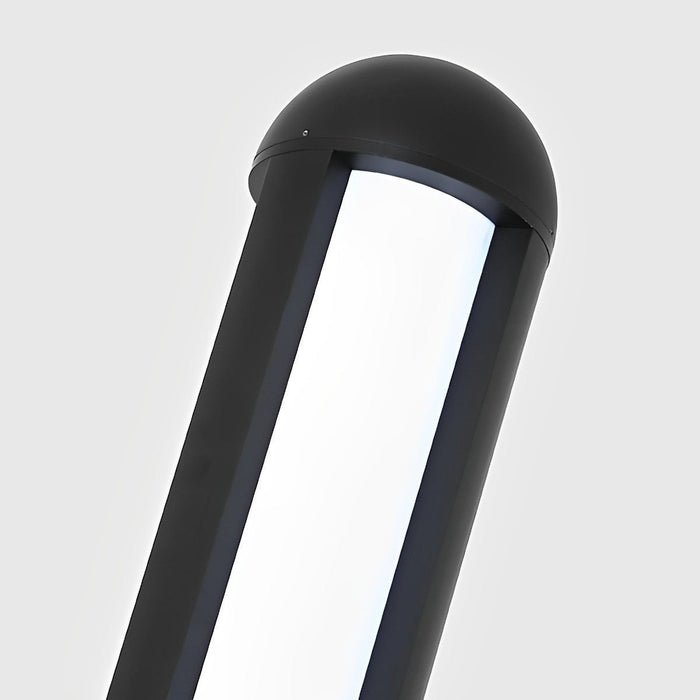 Modern Minimalist Outdoor Post Light, LED Pathway Lighting, IP65 Waterproof, Aluminum Black for Garden/Driveway/Landscape
