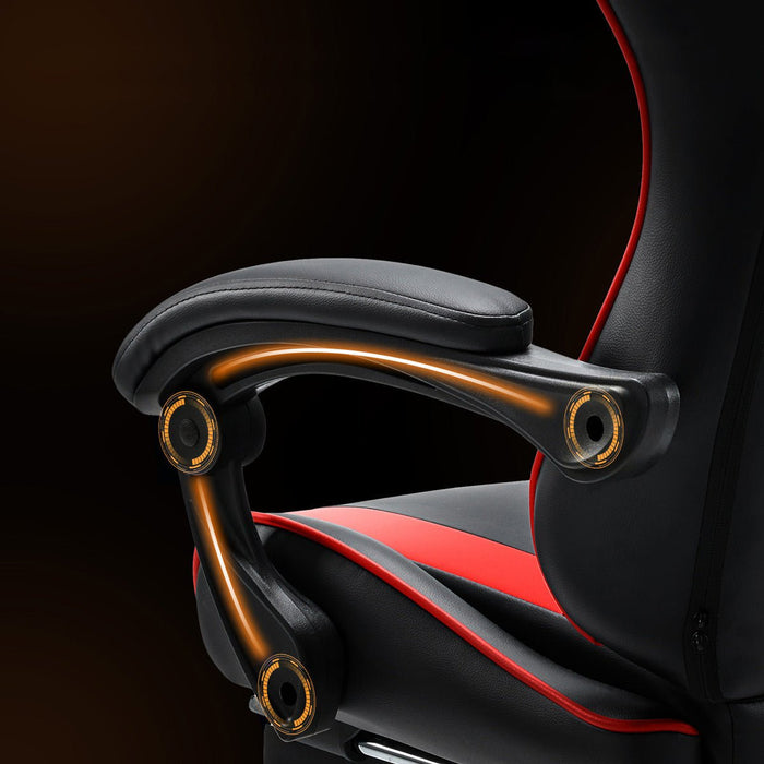 Gaming Chair, Ergonomic Computer Desk Chair with Footrest, Lumbar Support, Headrest, Recliner for Gaming/Office