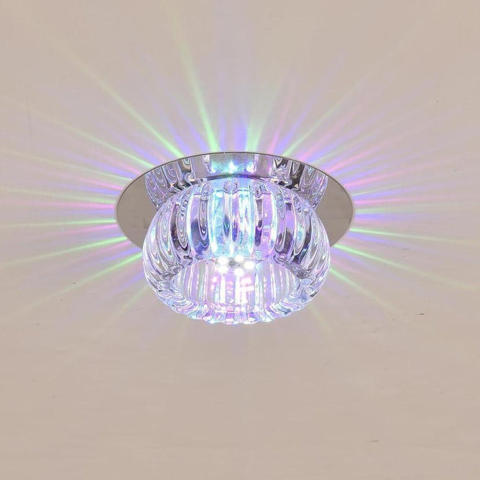 Chandelier Geometric Flush Mount Kitchen Light Fixtures Metal Crystal Ceiling Lights